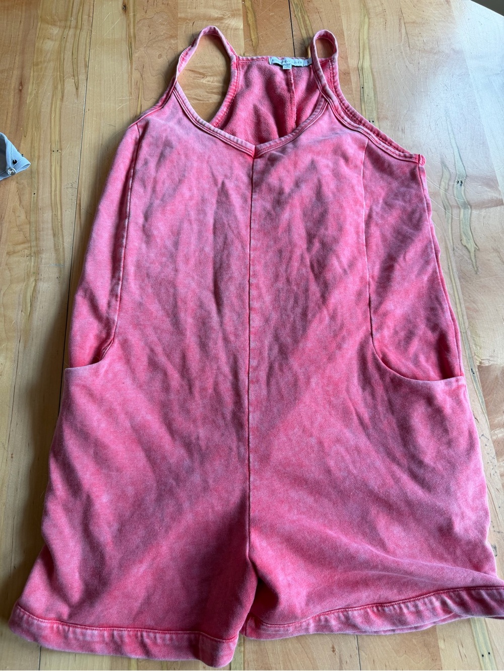 Sincerely Jules Pink Sleeveless Kids Romper with Pockets